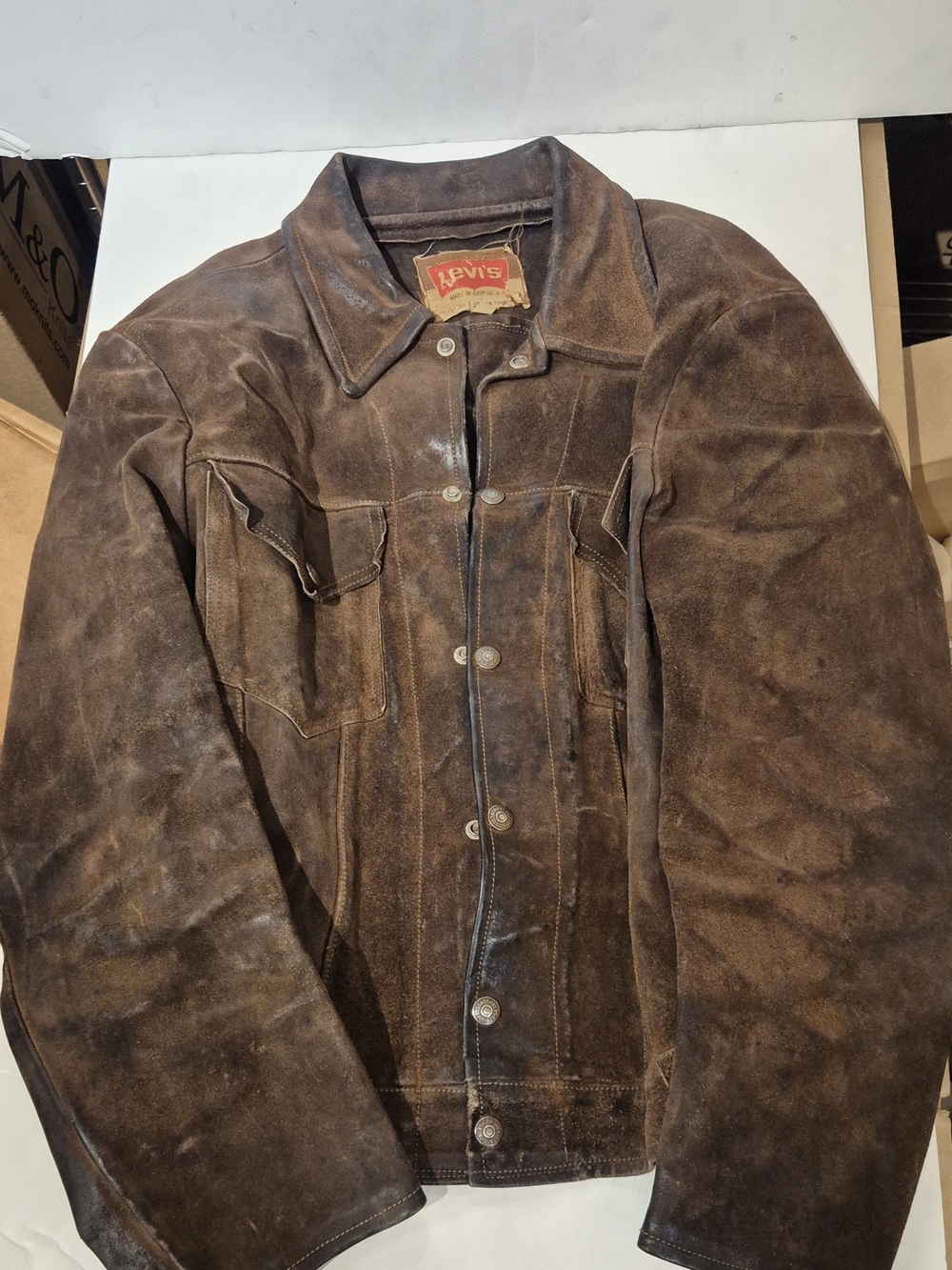 Levi's Straus and Co Brown Suede Jacket - Vintage (P33)